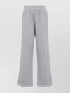 Prada Cotton Fleece Wide Leg Trousers