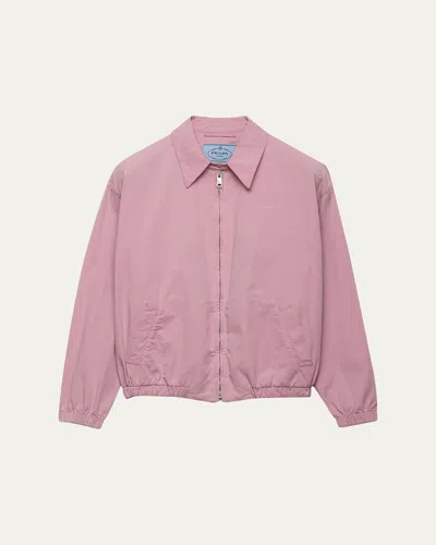 PRADA COTTON GABARDINE BLOUSON JACKET