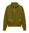 Prada Olive Poplin Jacket In Green