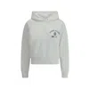 Prada Logo-embroidered Cotton Sweatshirt In White