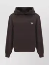 Prada Oversized Cotton Hoodie Sweatshirt