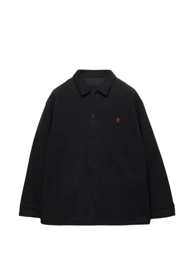 Prada Cotton Jacket In Black