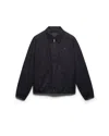 Prada Cotton Jacket In Black