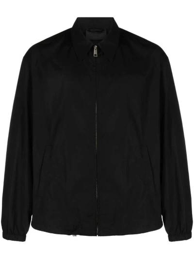Prada Cotton Jacket In Black  