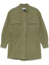 Prada Cotton Jacket In Green