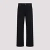 Prada Mens Black Straight-leg Regular Denim Jeans In Black
