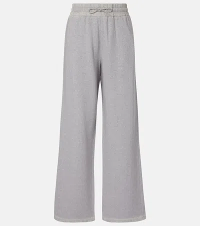 Prada Cotton Jersey Sweatpants In Gray