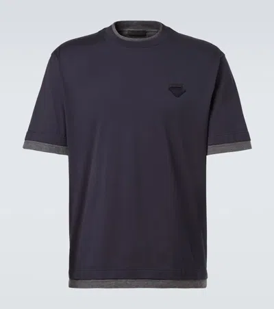 PRADA COTTON JERSEY T-SHIRT