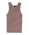 Prada Cotton Knit Tank Top In Multi