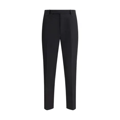 Prada Cotton Pants In Black