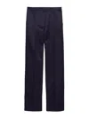 Prada Cotton Pants In Blue