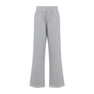 Prada Cotton Pants In Gray