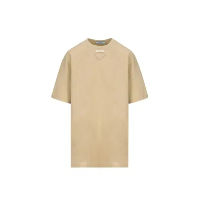 PRADA PRADA COTTON PATCH T-SHIRT