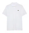Prada Triangle Logo Polo T-shirt In White