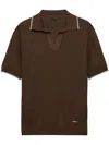 Prada Polo-neck Sweater In Brown