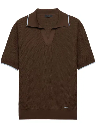PRADA COTTON POLO SHIRT