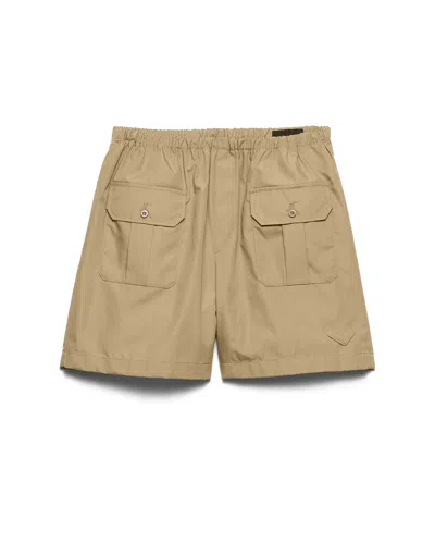 PRADA BERMUDAS AUS BAUMWOLL-POPELINE
