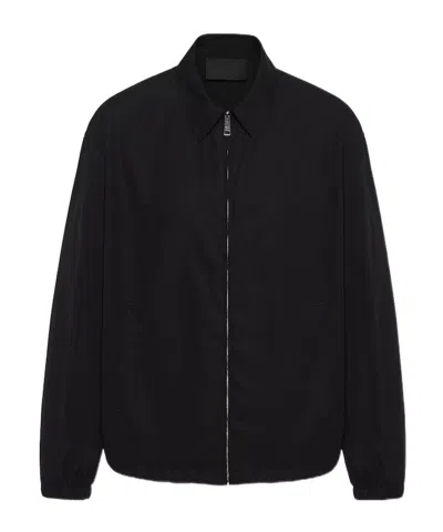 PRADA PRADA LONG-SLEEVED ZIPPED JACKET