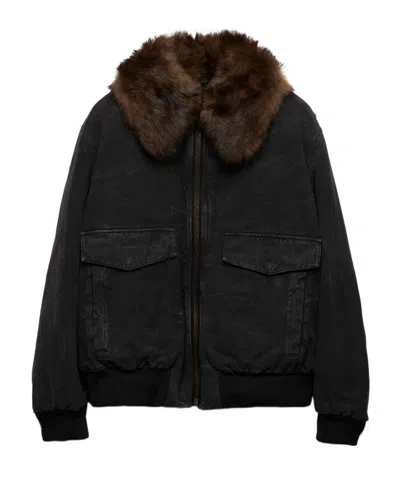 PRADA PRADA LONG SLEEVED ZIP-UP JACKET