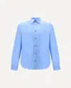 Prada Light Blue Stretch Poplin Shirt