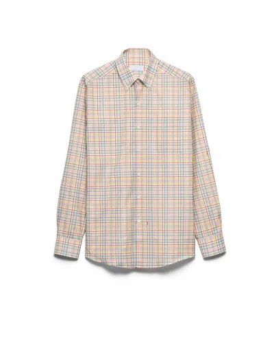Prada Men's Cotton Shirt In Pink