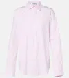 Prada Cotton Shirt In Pink
