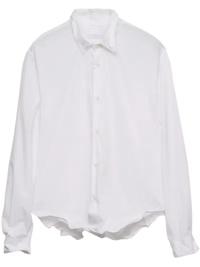 Prada Klassisches Hemd In Weiss