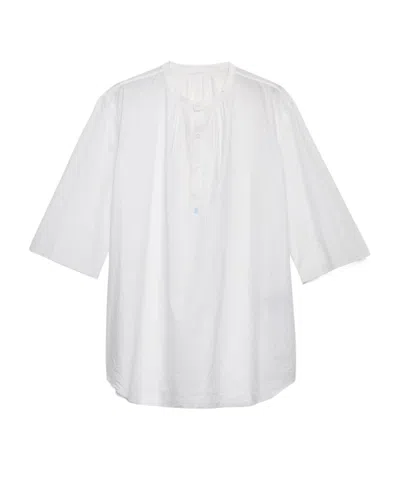 Prada Cotton Shirt In White