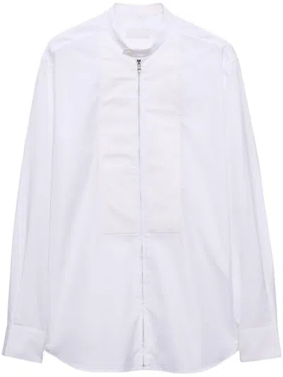 Prada Cotton Shirt In Weiss