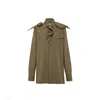 Prada Cotton Shirt Women In Green