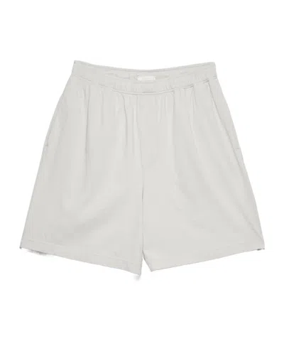 Prada Cotton Shorts In Gray