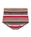 Prada Cotton Shorts In Red/blue