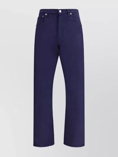PRADA COTTON STRAIGHT JEANS BACK POCKETS