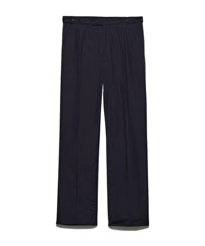 PRADA PRADA PLEAT DETAILED WIDE LEG TROUSERS
