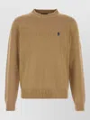 Prada Cotton Sweater Structured Cuffs Subtle Hem In Brown