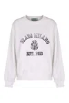 Prada Cotton Sweatshirt In White