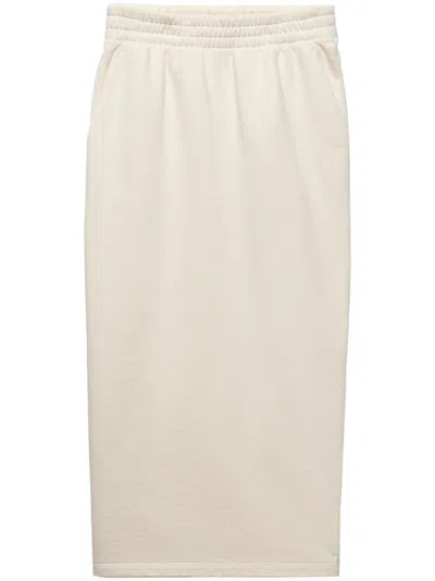 Prada Sweatskirt In Neutral