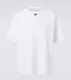 Prada Oversized White Cotton Logo T-shirt