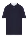 Prada Cotton T-shirt In Blue