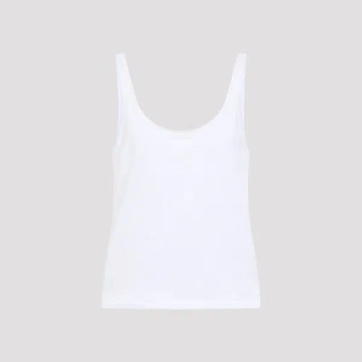 Prada Cotton Tank Top M In White