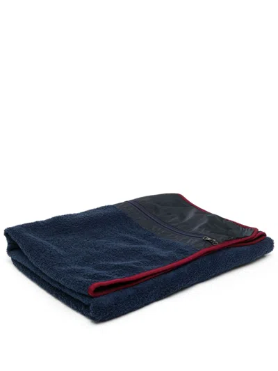 Prada Cotton Towel In Burgundy