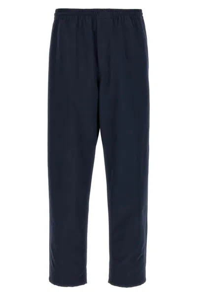 Prada Cotton Trousers In Blue