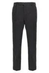 Prada Mid-rise Tapered Denim Jeans In Black