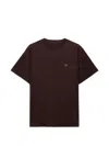 Prada Cotton T-shirt In Brown