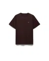 Prada Cotton T-shirt In Brown