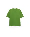 Prada Cotton T-shirt In Green