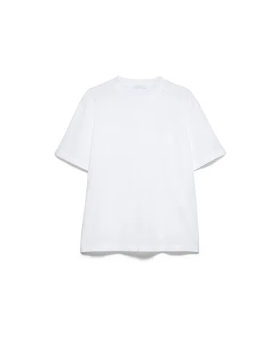 Prada Cotton T-shirt In White