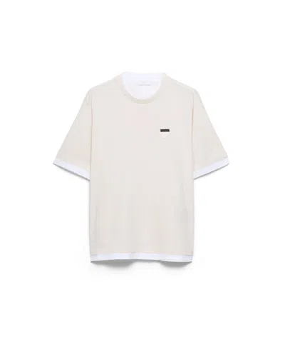 Prada Cotton T-shirt In White