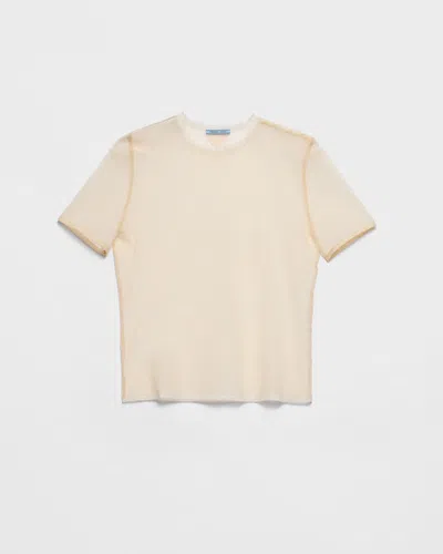 Prada Cotton Tulle T-shirt
