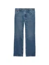 Prada Washed Denim Jeans With Regular Waist And Tight Fit In Blue
